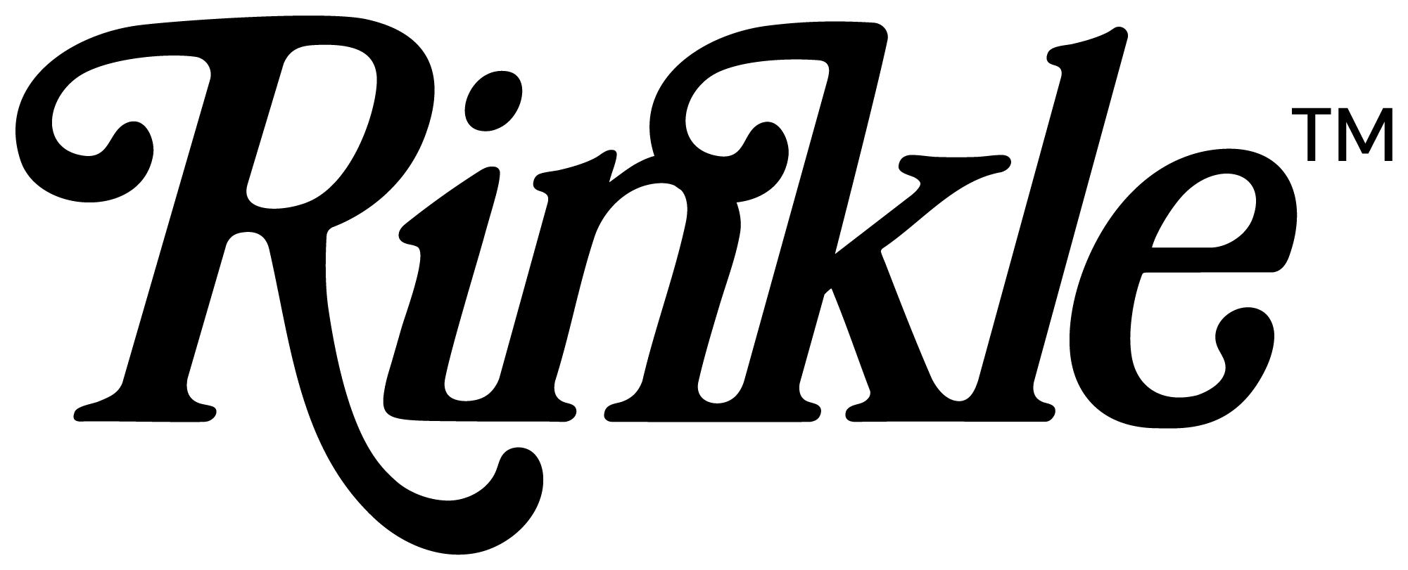 Black 'Rinkle' logo on a transparent background